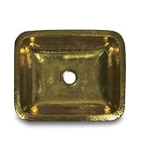 Rectangular Hammered Bar / Finish: Chrome
