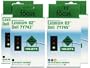 Remanufactured Dell 7Y743 & 7Y745 Ink Cartridges * Pack of 4 * (2 Black, 2 Color) for A940 and A960 Printers