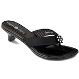 SwitchFlops Lilly Black 6 Womens Sandals