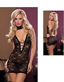 Nuisette erotique noire, Babydoll