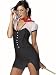 SeXy Teacher Costume 4 Piece Set Dress Blouse Scarf and Belt