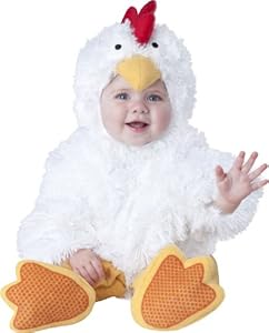 InCharacter Baby's Cluckin' Cutie, White, Small