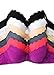 WHITE APPAREL Women's Basic Plain Bras (Packs of 6) - Various Styles