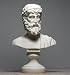 Zeus Father King of Gods Alabaster Bust Head Statue Sculpture Figure Decor 6.3'