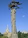 Manas Statue, Science College, Bishkek, Kyrgyzstan, Central Asia Photographic Poster Print by Upperhall, 24x32