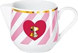 Produkt-Bild: United Labels 0106890 - Best of Snoopy-Pink Love Milchk&auml;nnchen Porzellan in pr&auml;mierter Geschenkverpackung 200 ml