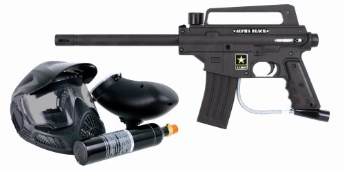 Tippmann US Army Paintball Alpha Black Basic - Powerpack