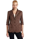 IMAGE OF Calvin Klein Jeans Women's Non Denim Blazer, Brown, Large
