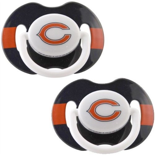 Chicago Bears Pacifiers by Baby Fanatic (Set of 2)