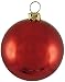 Shiny American Red Commercial Shatterproof Christmas Ball Ornament 4" (100mm)