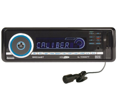 Caliber RND266BT Autoradio mit USB / SD Slot MP3 Bluetooth FSE Radio ohne CD-Laufwerk - Abnehmbares Bedienteil / Frontblende - ISO Anschluss RDS Tuner