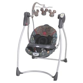 Graco Lovin Hug Easy Entry Open Top Curved Frame Swing