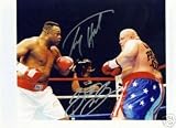 LARRY HOLMES AND BUTTERBEAN AUTOGRAPHED BOXING AWESOME 8X10 PHOTO (BOXING)