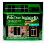 Click here to buy 3M 2174W Outdoor Patio Door Insulator Kit with Tape Dispenser by 3M COMPANY.