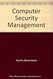 Computer security management
