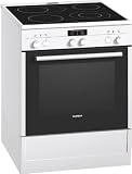 Siemens HC724220 Standherd / A / Kochfeld: Ceran / Herdfarbe: weiß / eco Plus / 3D-Heißluft plus