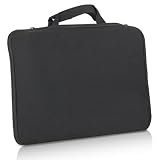 15.6" Stylish Black Laptop Notebook Sleeve Bag Case Cover Skin for Dell Sony HP