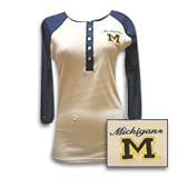 Women`s Michigan Wolverines 3/4 Sleeve Solstice Tee