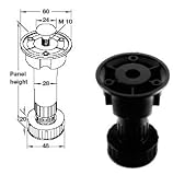 Hafele - HF-63745326 - 2-Part Adjuster 100mm