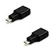 Sienoc 2-Pack USB 2.0 Micro USB Male to USB Female USB 2.0 Female to Micro B Male 5 Pin OTG Converter Adapter