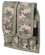 Leapers UTG Web System Double Rifle Mag Pouch, Army Digital