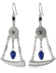 The SAK Tusk Lapis Drop Earrings