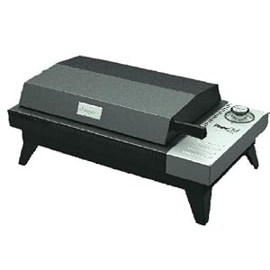 Dimplex PBQ-120-METRO Matte Black PowerChef PowerChef Dual Element Electric Table Top Grill with Ev