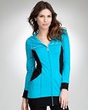 bebe Logo Slim Long Colorblock Hoodie - WEB EXCLUSIVE