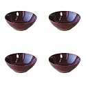 BIA Cordon Bleu Malibu Coupe Soup/Cereal Bowls, Set of 4, Burgandy