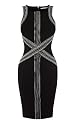 Tribal Bandage Knit Dress