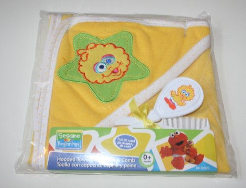 Sesame Street Hooded Blanket Yellow(BIG BIRD)