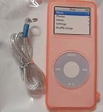 High Quality Silicone Skin Case for iPod Nano plus Lanyard/Neck Strap ~ Orange