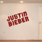 Justin Bieber Wall Art Stickers Decals Decor, 13