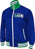 Seattle Seahawks Preseason Throwback Track Jacket - Medium at Amazon.com