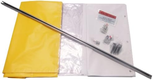 Singer Safety Super-Vision Glidewall Track and Roller Partition Kit, 6' Straight Width X 8' Height