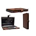 Housse � rabat Navitech en cuir marron, peut contenir tablette + clavier, avec stand de positionnement ajustable & protection d'�cran anti-r�verb�rations pour le Asus EeePad Transformer TF101 10.1 pouces Tablette PC Android 3.0
