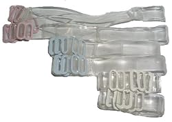 ClearReplacementBraorCamisoleStraps3/8wide,Setof3PastelColors