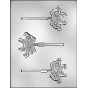 Buy CK Products 2-1 2-Inch Princess Crown Sucker Chocolate Mold now!