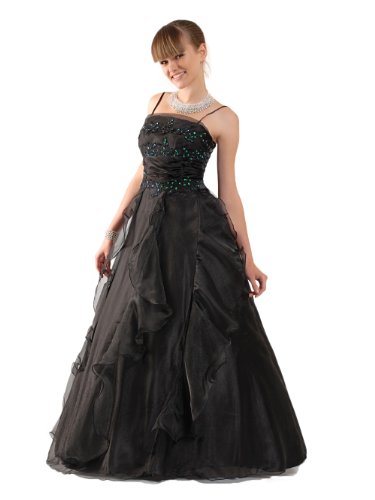 Envie/Paris – 1005 LISA Abendkleid Ballkleid 1-teilig in Schwarz Gr.38-50