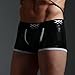 XUBA New Mens Low Rise Sexy Underwear Trunk Boxer Brief Black 1051
