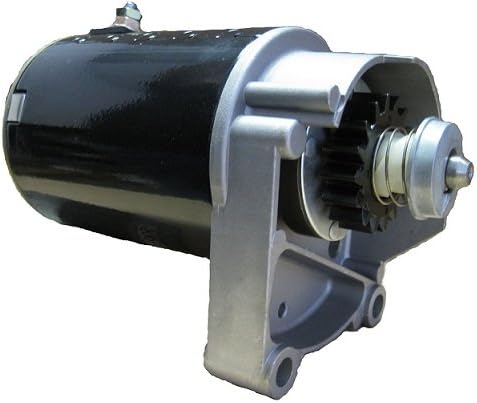 Electric Starter Motor Assembly Fits Briggs & Stratton 497596 & 394808, Magnum Oregon OR 33-771, Mega Fire Stens 435-307, Rotary 26-9797, 14 HP, 16 HP, 18 HP B&S 422700-422799