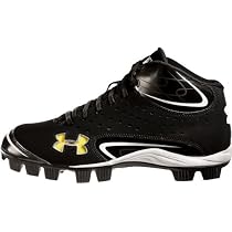 Men's UA Yard III Mid-Cut Rubber Molded Baseball Cleats Cleat by Under Armour