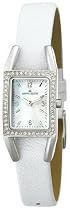 AK Anne Klein Women's Swarovski Crystal® Accented Leather Interchangeable Watch Set #10-7437SLST