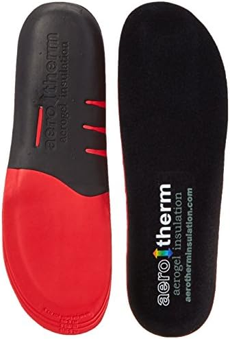 AeroTherm Arch Thermal Aerogel Insoles, Black, 10 M US