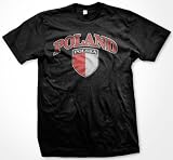 Poland Soccer T-shirt, Polska Football Shirt, International Soccer T-shirts