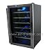 NewAir AW-281E 28 Bottle Thermoelectric Wine Cooler With Chrome Plated Racks