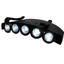5 LED Cap Clip On Lamp Light