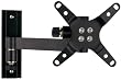 Flat Panel Wall Mount with Articulating Single Arm(Black)