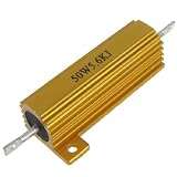 41uheUaxEhL. SL160  Amico 50W 5.6K Ohm 5% Chassis Mounting Aluminum Resistor for Transducer