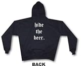 Jesus Is Coming HIDE THE BEER Men's Hoodie Sweat Shirt Small thru 4XL